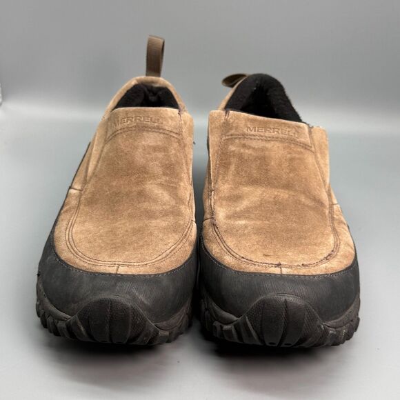 Merrell Shiver Moc 2 Hiking Shoe Men\'s 14 Brown Suede Slip-On Waterproof Outdoor main image 5